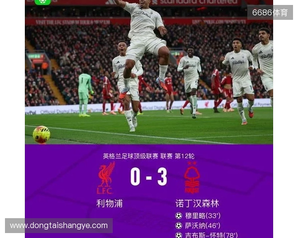 剑南春丨利物浦0-3森林近7轮联赛6负,穆里略、萨沃纳破门 剑南春丨利物浦0-3森林近7轮联赛6负,穆里略、萨沃纳破门